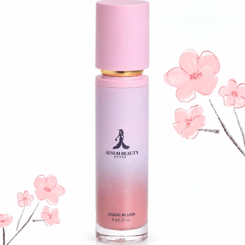 Aenum Beauty Liquid Blush, Pigmented, natural, shining , Nude Brown 08